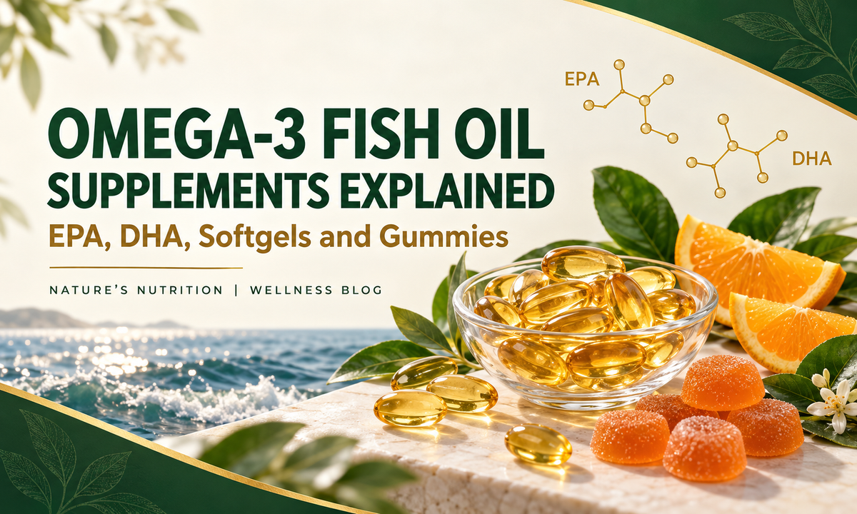 Omega-3 Fish Oil Supplements Explained: EPA, DHA, Softgels and Gummies