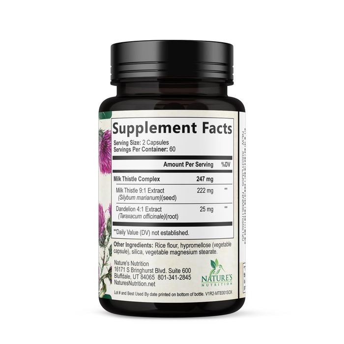 Milk Thistle 1000 mg - 120 Capsules