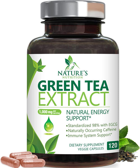 Green Tea Extract 1000 mg - 120 Capsules