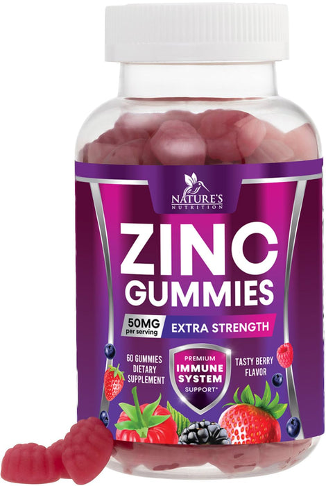 Zinc 50 mg - Berry, 60 Gummies