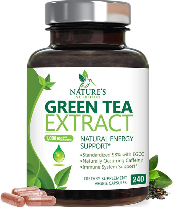 Green Tea Extract 1000 mg - 240 Capsules