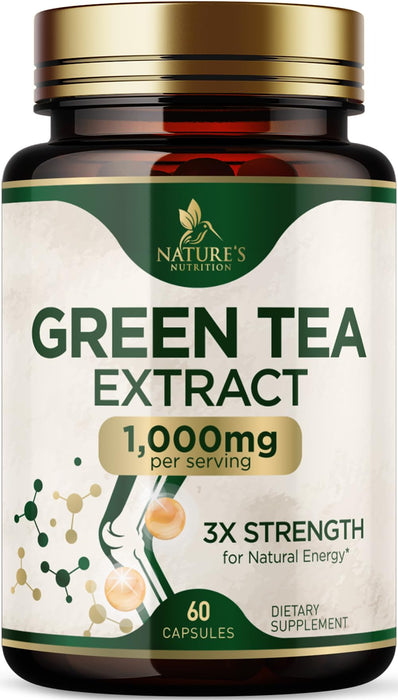 Green Tea Extract 1000 mg - 60 Capsules
