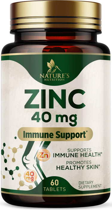 Zinc 40 mg - 60 Tablets