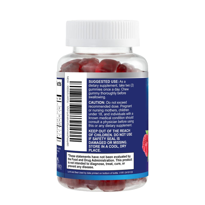 Electrolyte Gummies - Raspberry, 60 Gummies