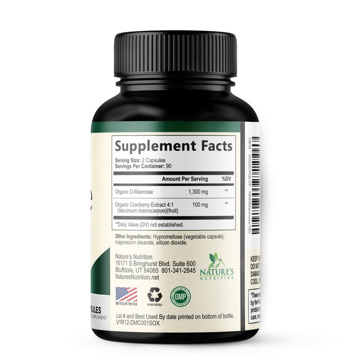 D-Mannose 350 mg - 180 Capsules