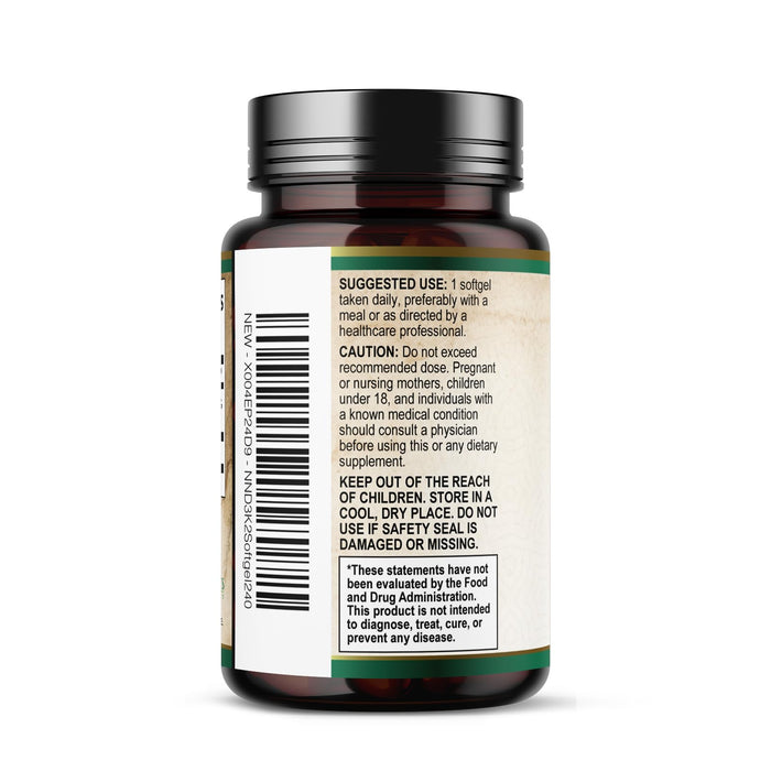 Vitamin D3 K2 5000 IU Plus with K2 (MK-7) 100 mcg - Vitamins D & K Complex Supplement for Bone, Teeth, Muscle, Calcium Absorption, Supports Immune & Heart Health, Non-GMO, Oil Formula - 120 Softgels