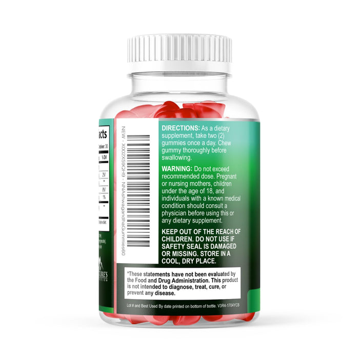 Ashwagandha Gummies for Women & Men, 3000mg Equivalent, Vegan, Plant Based, Non-GMO, Gluten-Free & Gelatin Free, Ashwagandha Supplement for Natural Antioxidant Support, Ashwa Root Extract - 60 Gummies