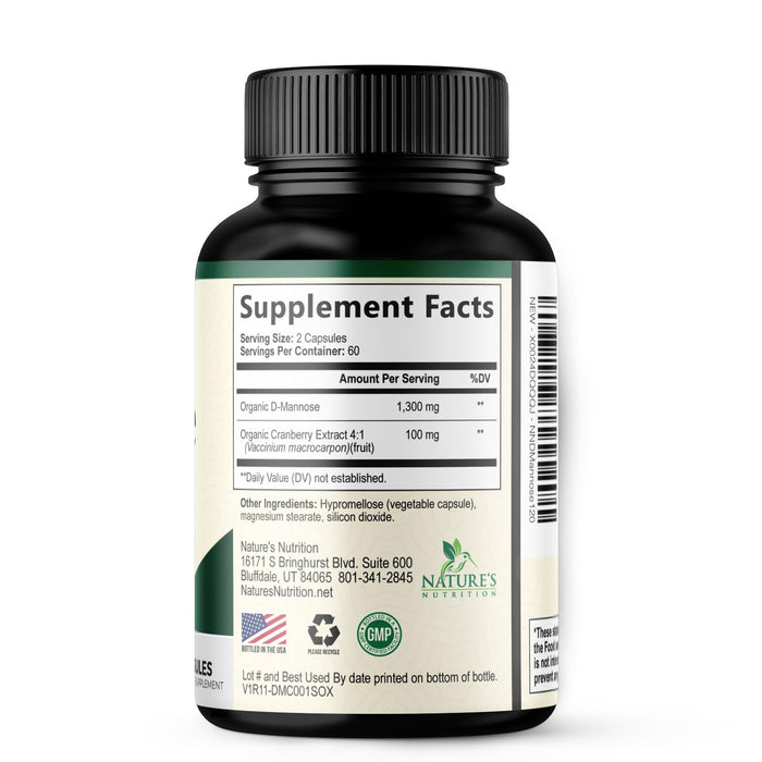 D-Mannose 350 mg - 120 Capsules