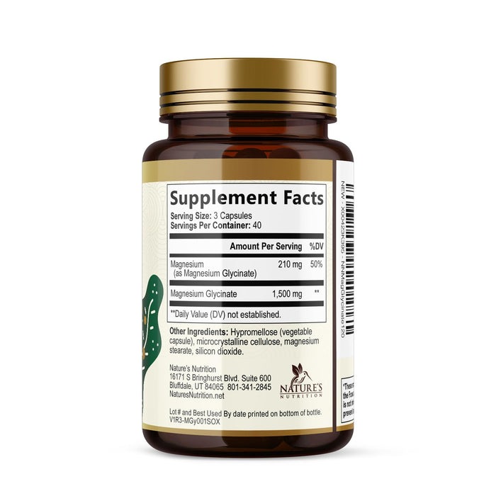 Magnesium Glycinate 250 mg - 120 Count