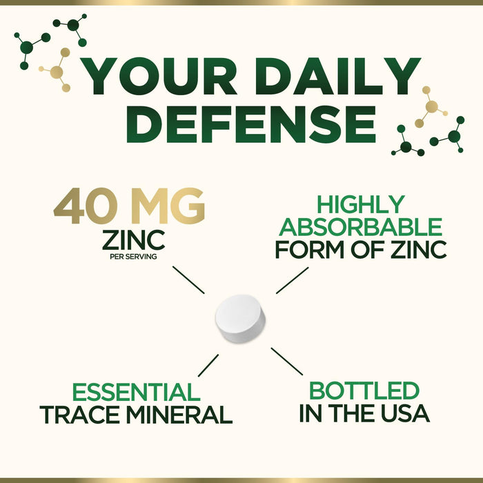 Zinc 40 mg - 120 Tablets