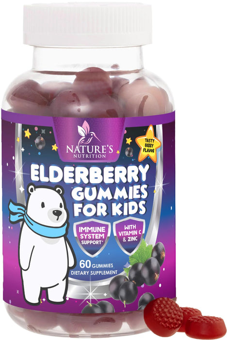 Kids' Elderberry Immune Gummies - 60 Gummies