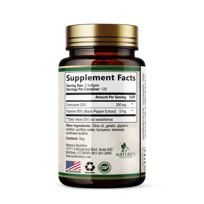 CoQ10 200 mg - 240 Softgels