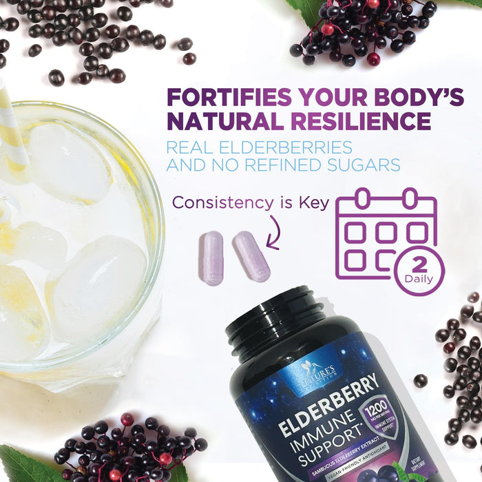 Elderberry 1200 mg - 60 Capsules