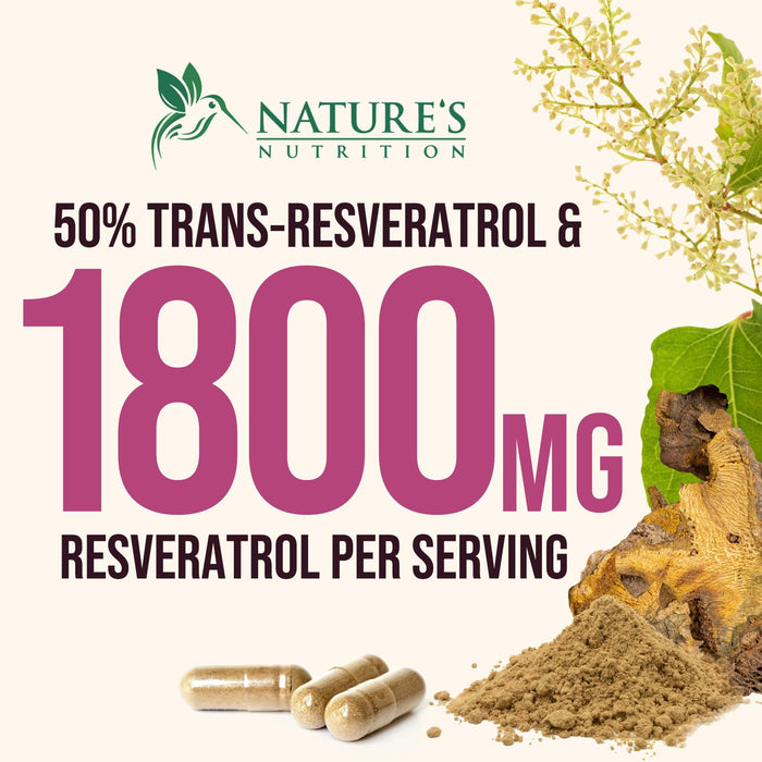 Resveratrol 1800 mg - 120 Capsules