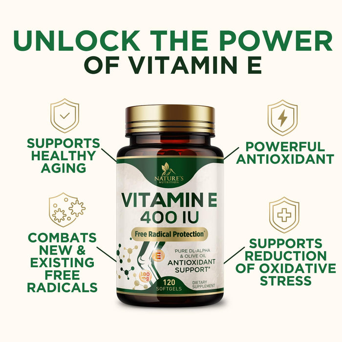 Vitamin E 400 IU - 120 Softgels