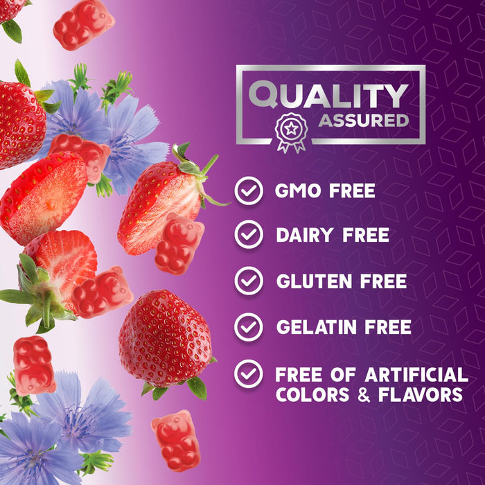 Fiber Gummies 4 g - Strawberry, 60 Gummies