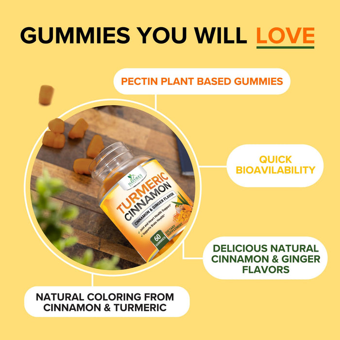 Turmeric Curcumin Gummies - 60 Gummies