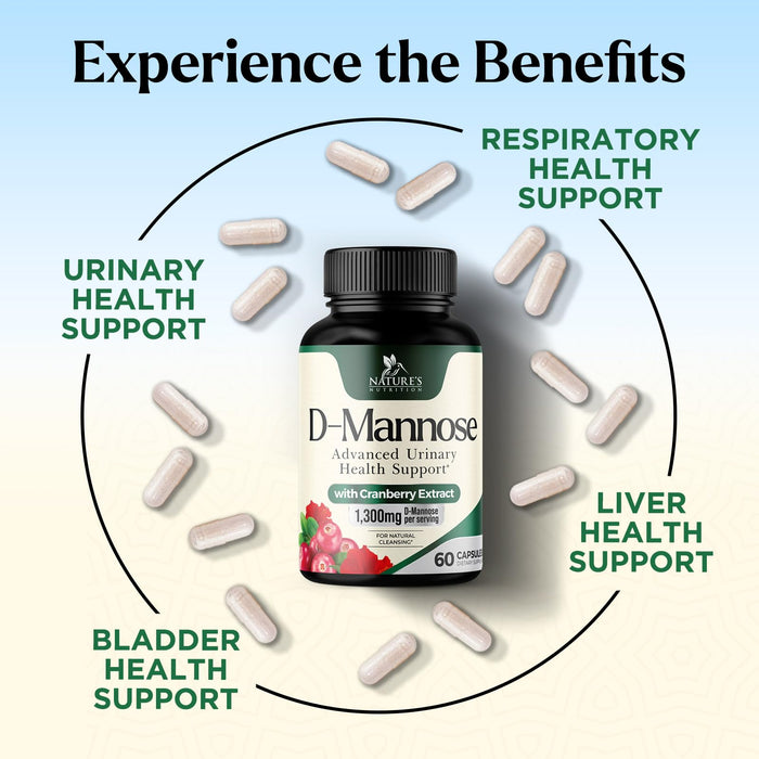 D-Mannose 350 mg - 60 Capsules