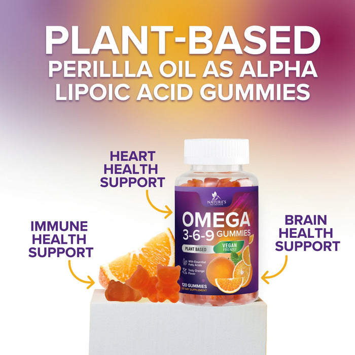 Omega 3-6-9 - Orange, 120 Gummies