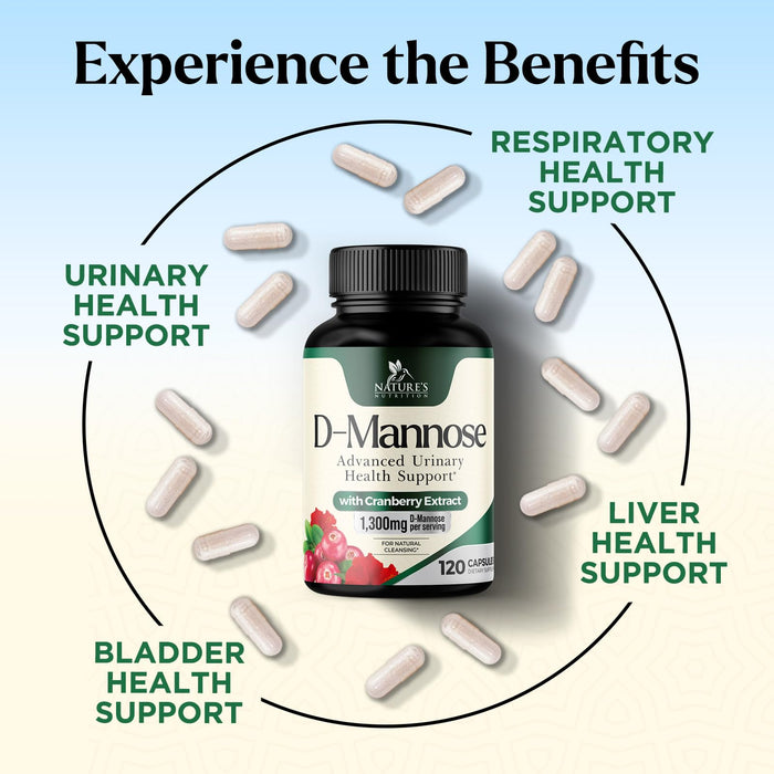 D-Mannose 350 mg - 120 Capsules