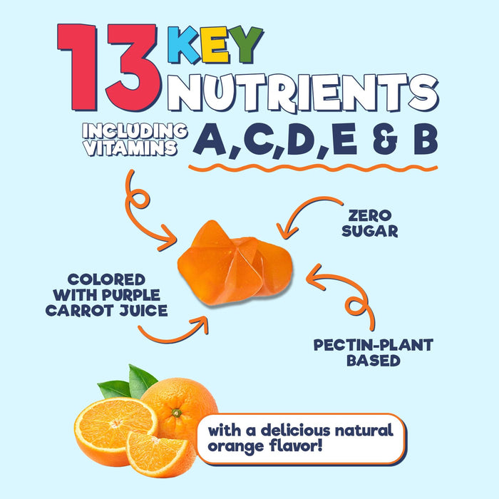 Kids' Multivitamin - Orange, 60 Gummies