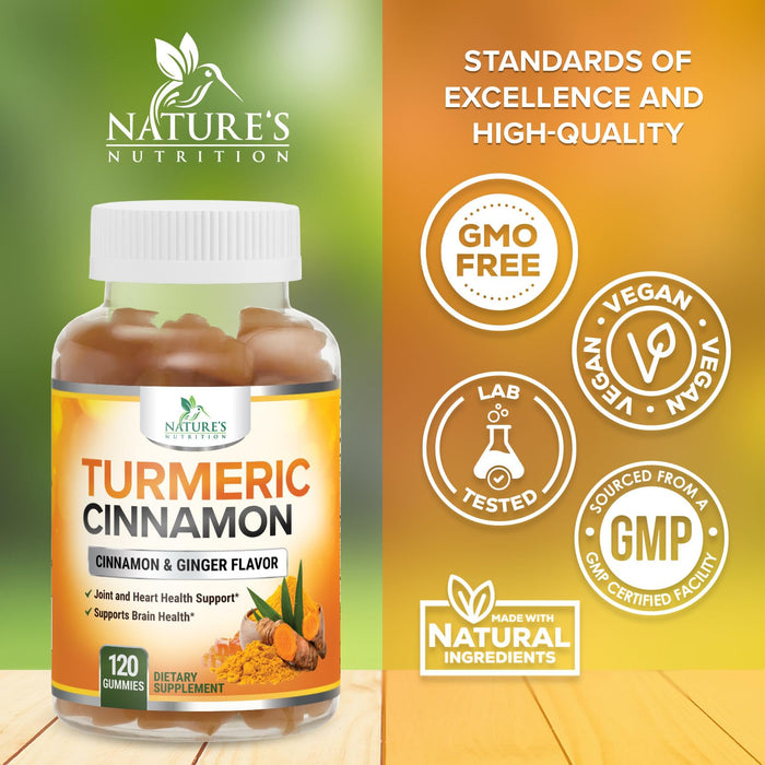 Turmeric Curcumin Gummies - 120 Gummies