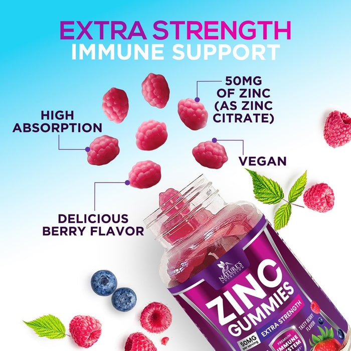 Zinc 50 mg - Berry, 120 Gummies
