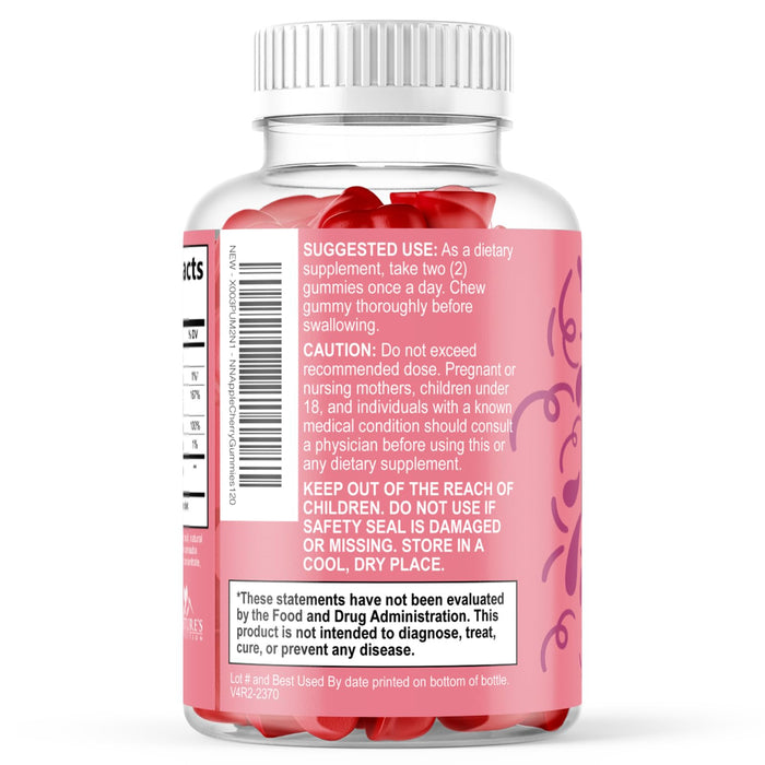 Vegan Apple Cider Vinegar Gummy 1000mg - Sugar Free ACV Gummies Vitamins Supplement with Vitamin B12 for Energy - Supports Digestion, Detox and Cleanse - Gelatin-Free, Non-GMO - 120 Gummies