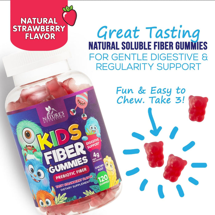 Kids' Fiber Gummies 4 g - 120 Gummies