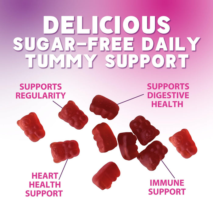 Fiber Gummies 4 g - Raspberry, 60 Gummies