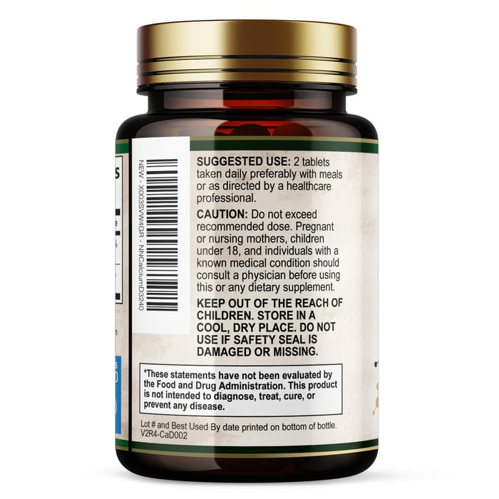 Calcium 1200 mg with Vitamin D3, Calcium Supplement Vitamins, Supports Bone Strength, Teeth & Immune System, Calcium Supplements for Women & Men, Nature's Absorbable Calcium Carbonate - 240 Tablets