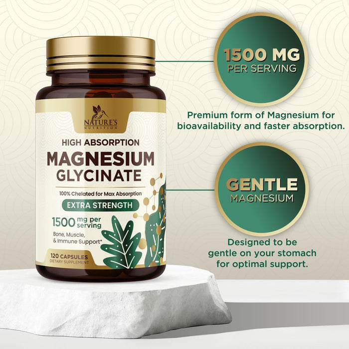 Magnesium Glycinate 250 mg - 120 Count