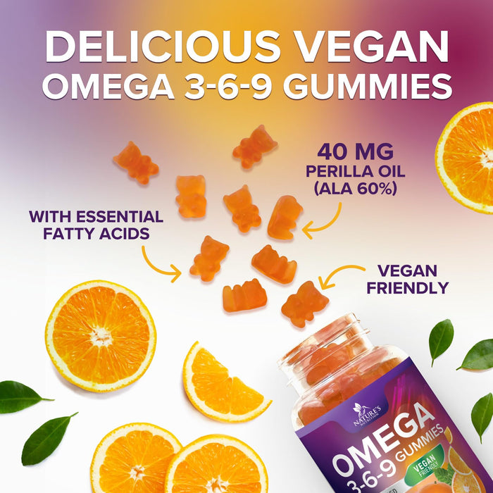 Omega 3-6-9 - Orange, 120 Gummies