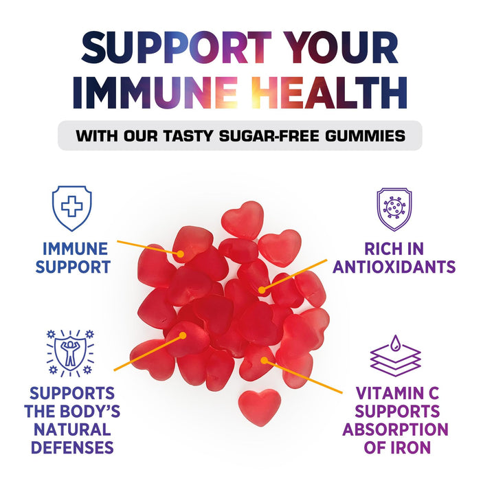 Vitamin C - Raspberry, 60 Gummies
