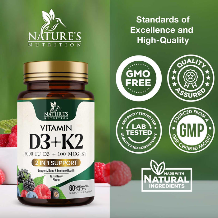 Vitamin D3 +K2