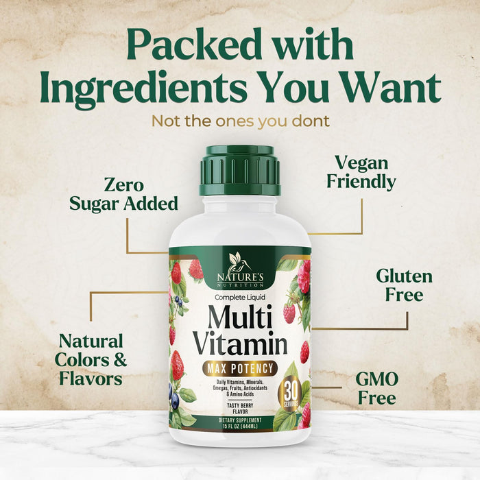 Liquid Multivitamin - Berry, 15 Fl Oz