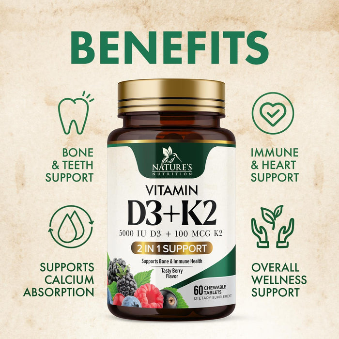 Vitamin D3 +K2