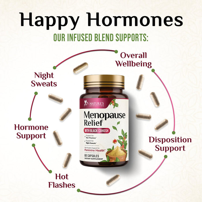 Menopause Support with Black Cohosh - 60 Capsules