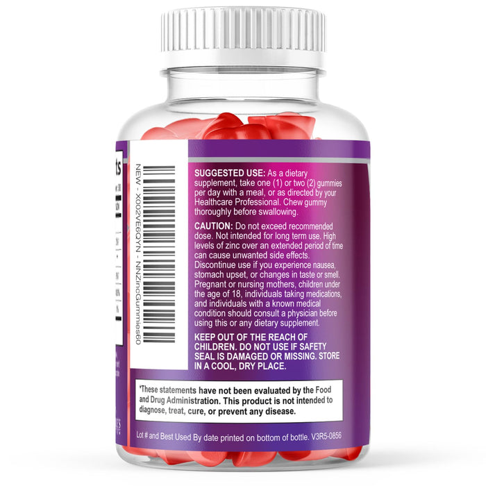 Zinc 50 mg - Berry, 60 Gummies