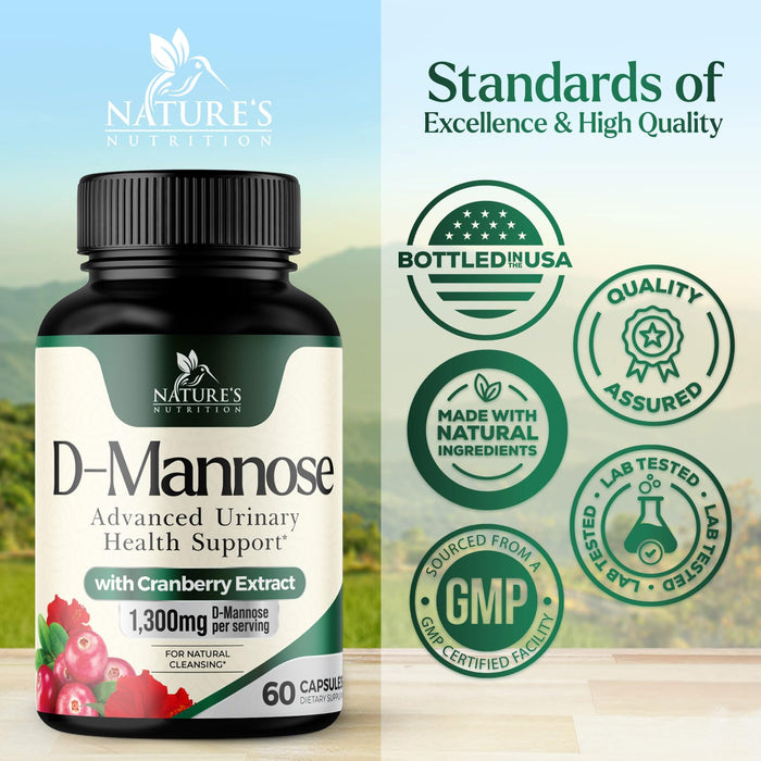 D-Mannose 350 mg - 60 Capsules