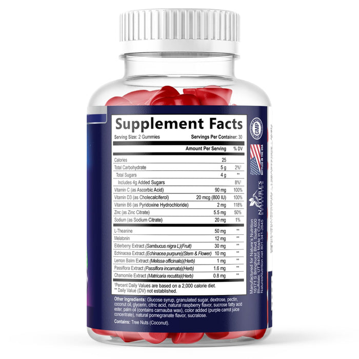 Sleep Gummies with Melatonin 12 mg - Extra Strength Sleep Vitamin Gummy, Natural Melatonin Gummy, Occasional Sleep Support Supplement for Adults, Vegan, Non-GMO, Gomitas para Dormir - 60 Gummies