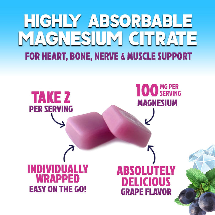 Magnesium Citrate 100 mg - 60 Gummies