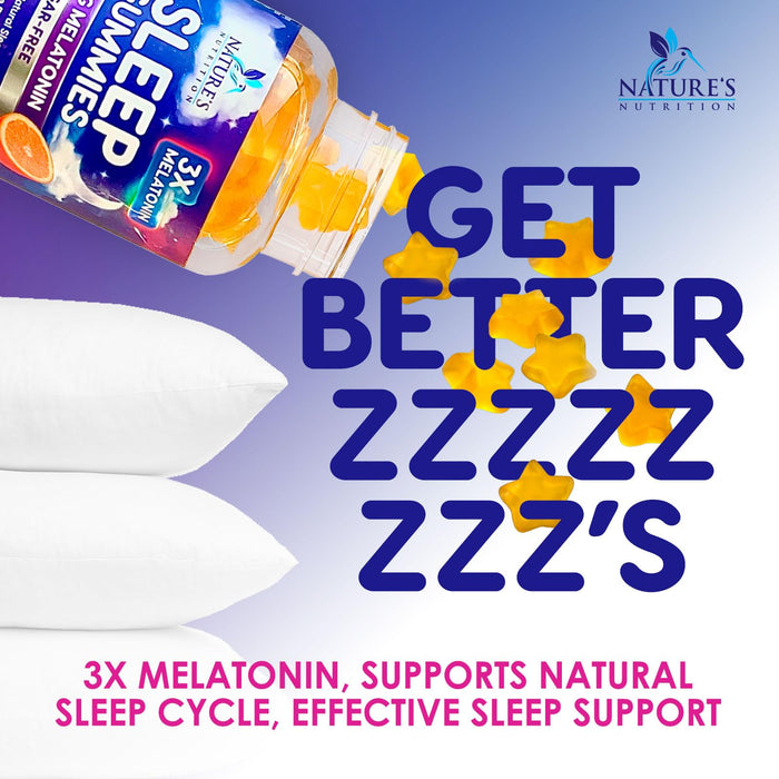 Melatonin Sleep Gummies 6 mg - 60 Gummies