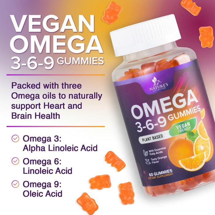 Omega 3-6-9 - Orange, 60 Gummies