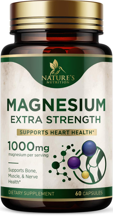 Magnesium 1000 mg - 60 Capsules