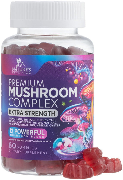 Mushroom Complex Gummies 12-in-1 - 60 Gummies