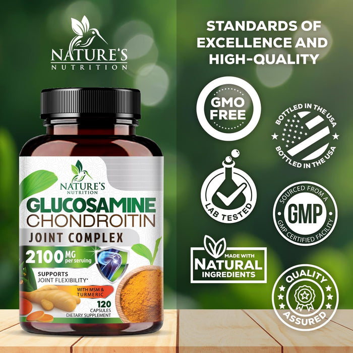 Glucosamine Chondroitin MSM 2100 mg - 120 Capsules
