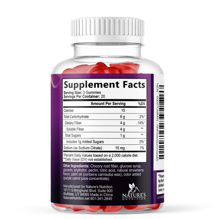 Fiber Gummies 4 g - 60 Gummies