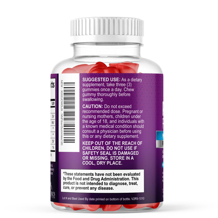 Fiber Gummies for Adults, Daily 4g Gummy Fiber Supplement, Prebiotic Gummy Digestive Health Support - Plant Based Soluble Fiber Chews, Prebiotics Supports Regularity & Digestion Non-GMO - 120 Gummies