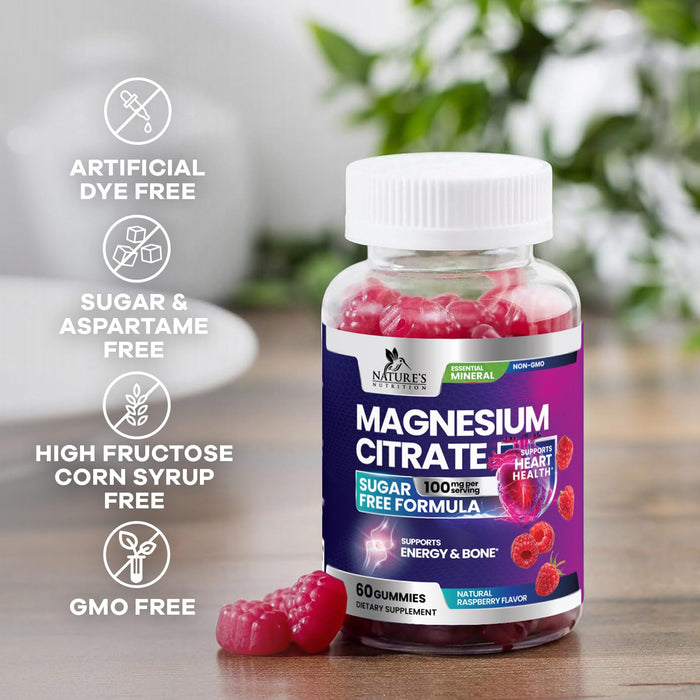 Magnesium Citrate - 60 Gummies